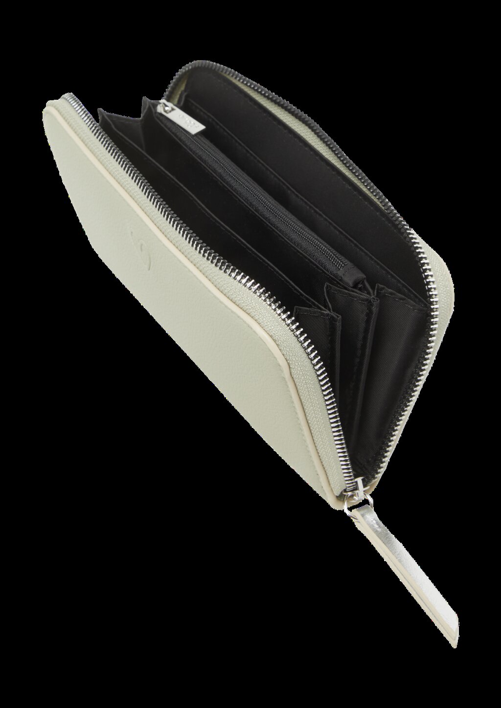 Portemonnaie aus Lederimitat mit Herz-Prägung