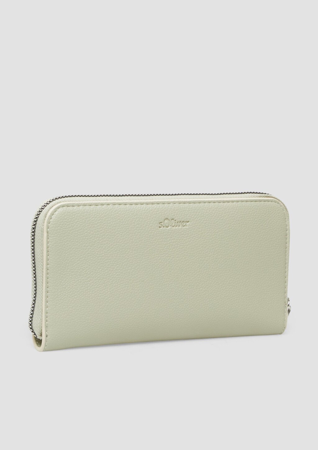 Portemonnaie aus Lederimitat mit Herz-Prägung