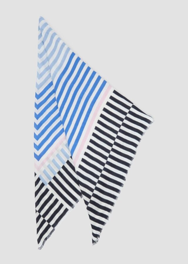 Lässiger quadratischer Schal aus Viskosemix