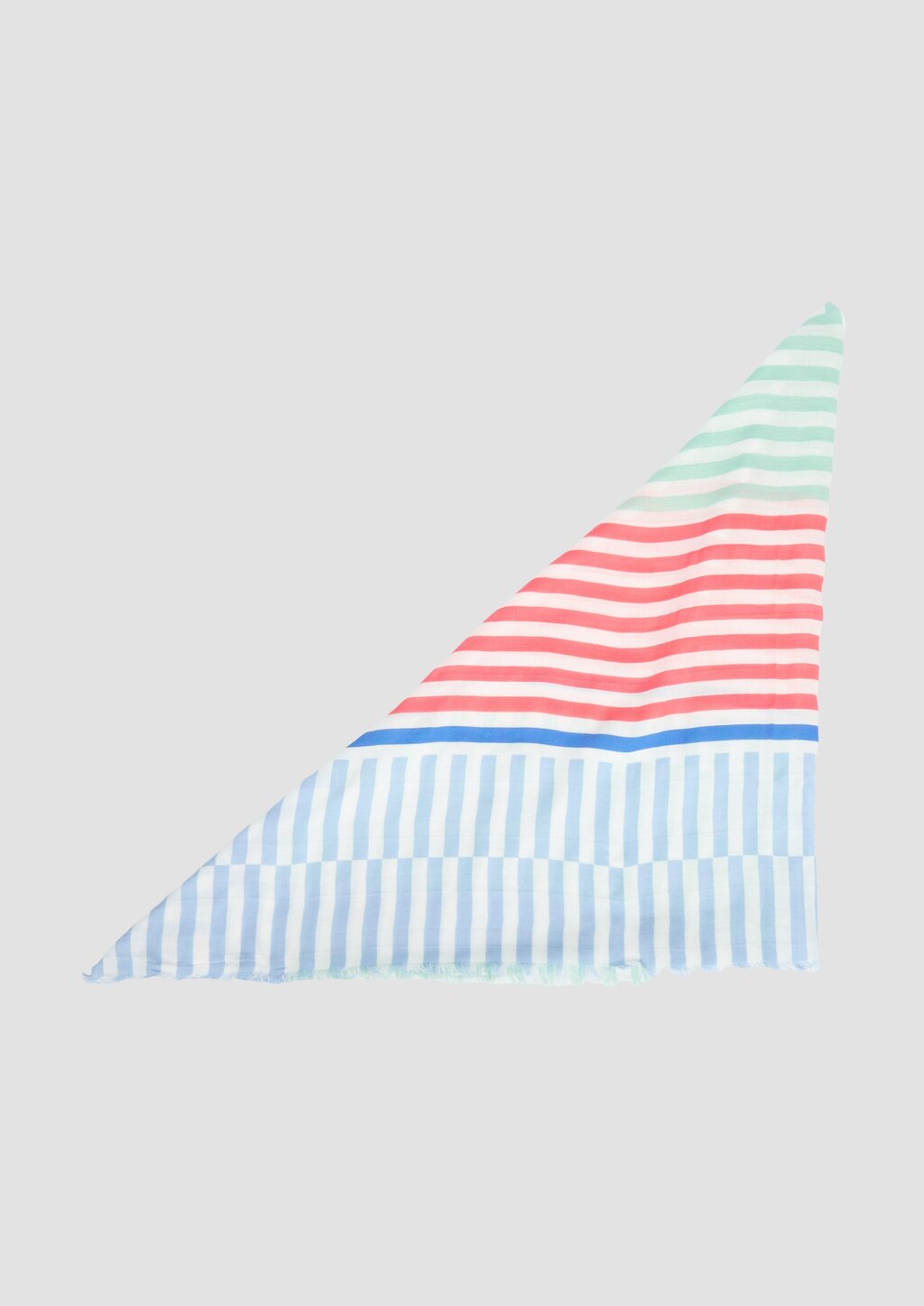 Lässiger quadratischer Schal aus Viskosemix