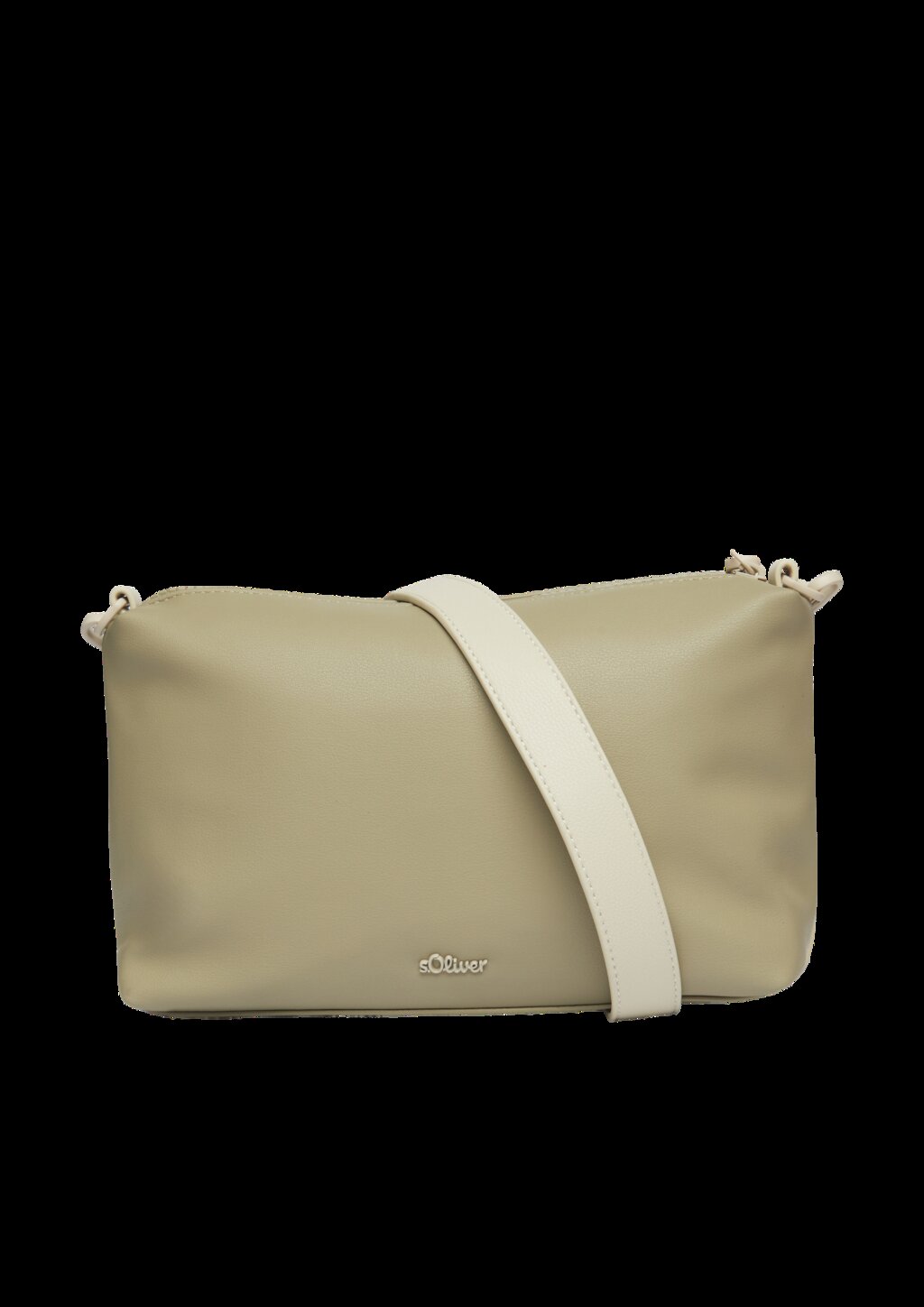 Lässige City-Bag mit Reißverschlussfach und Logo-Detail