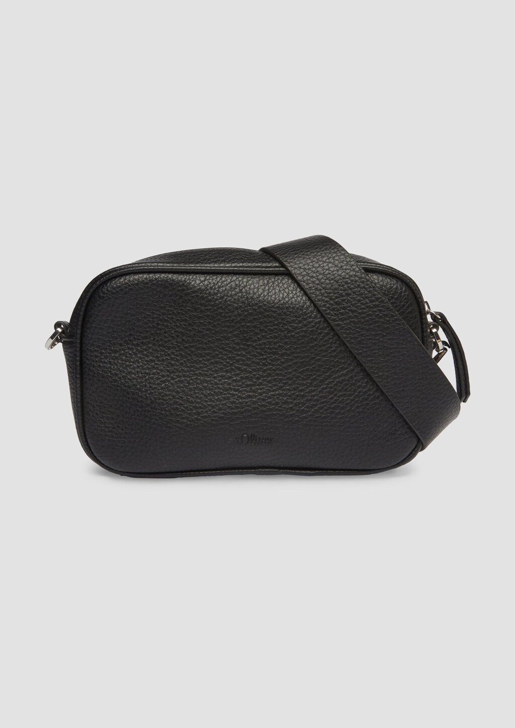 Camera-Bag mit abnehmbarem Schultergurt und Paspel-Detail