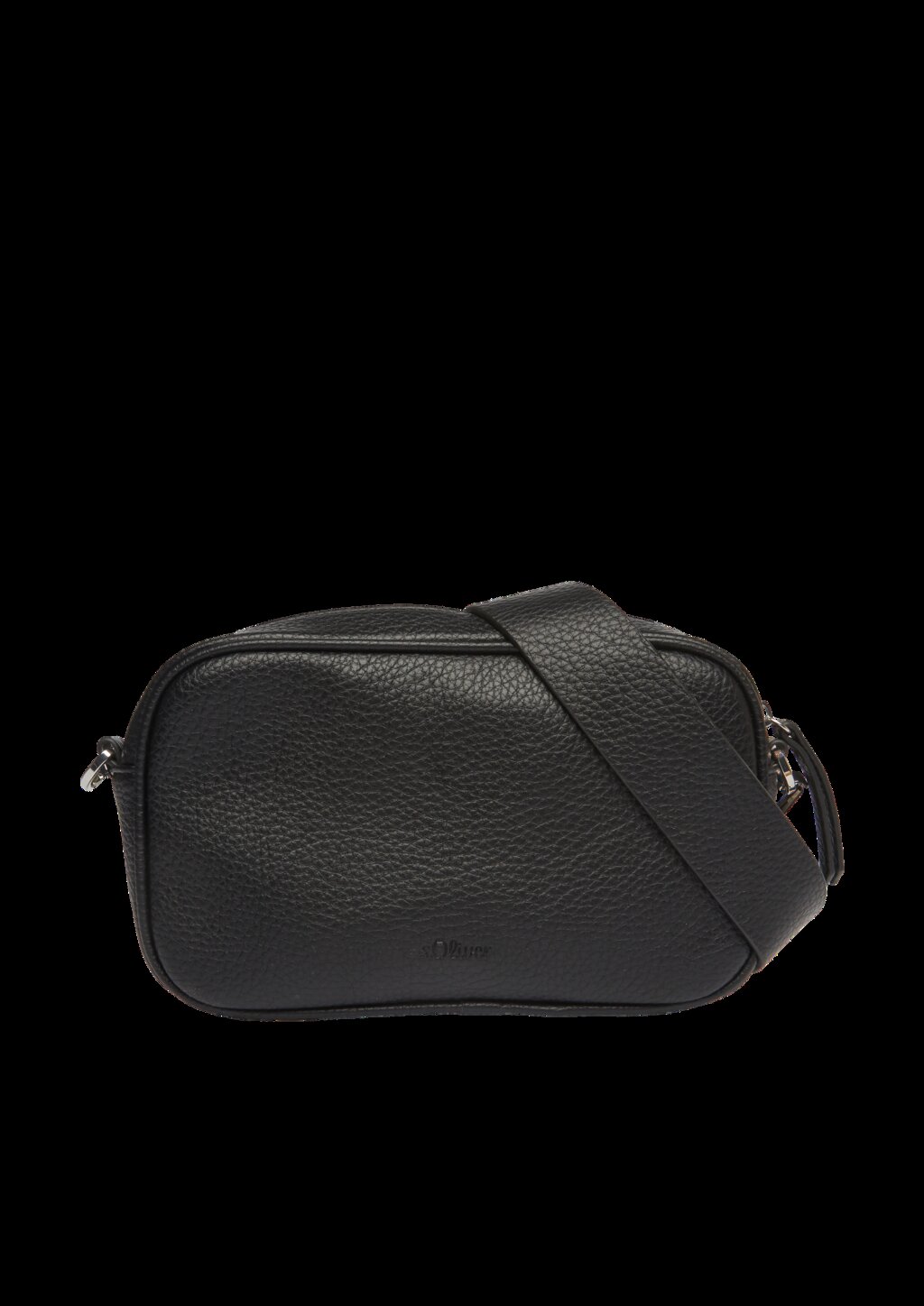 Camera-Bag mit abnehmbarem Schultergurt und Paspel-Detail