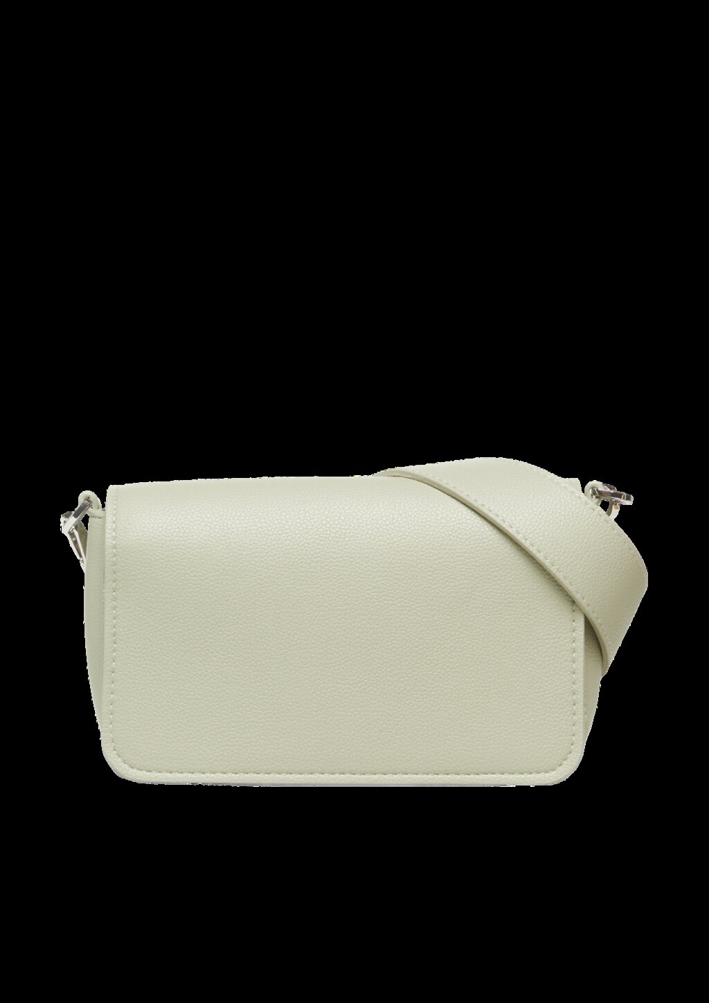 Crossbody-Bag aus Lederimitat mit Logo-Schultergurt