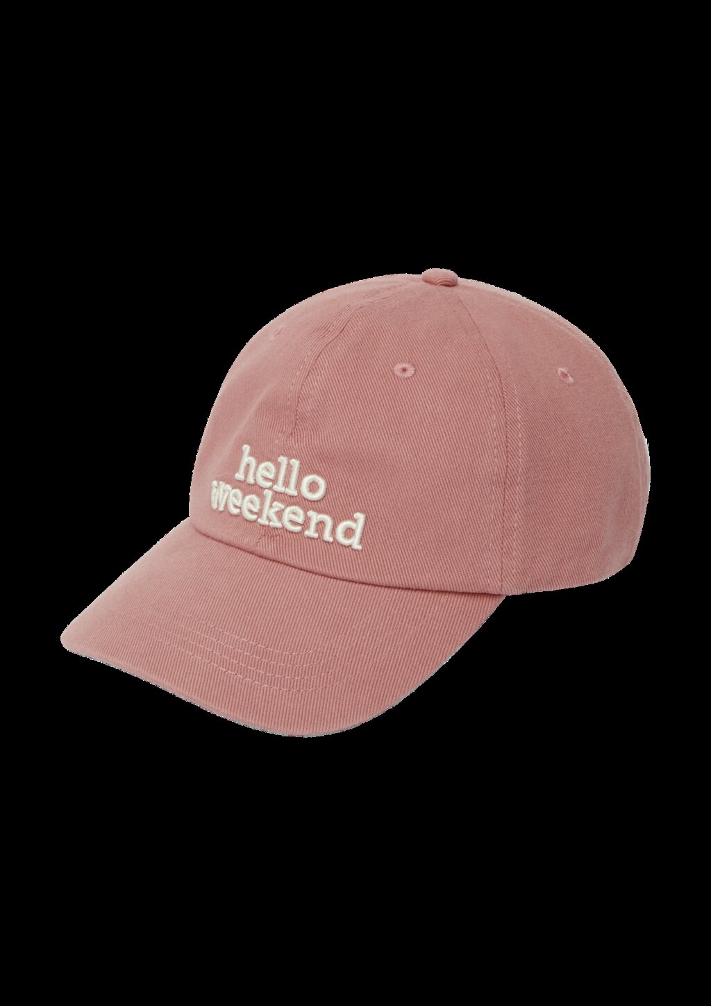 Cap aus Baumwolle mit Stickerei