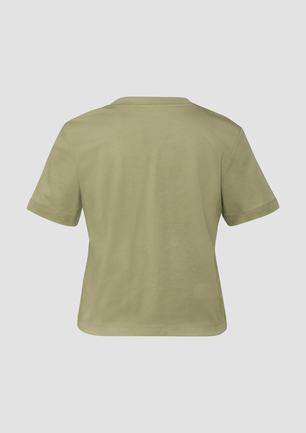 Verkürztes T-Shirt aus Interlockjersey