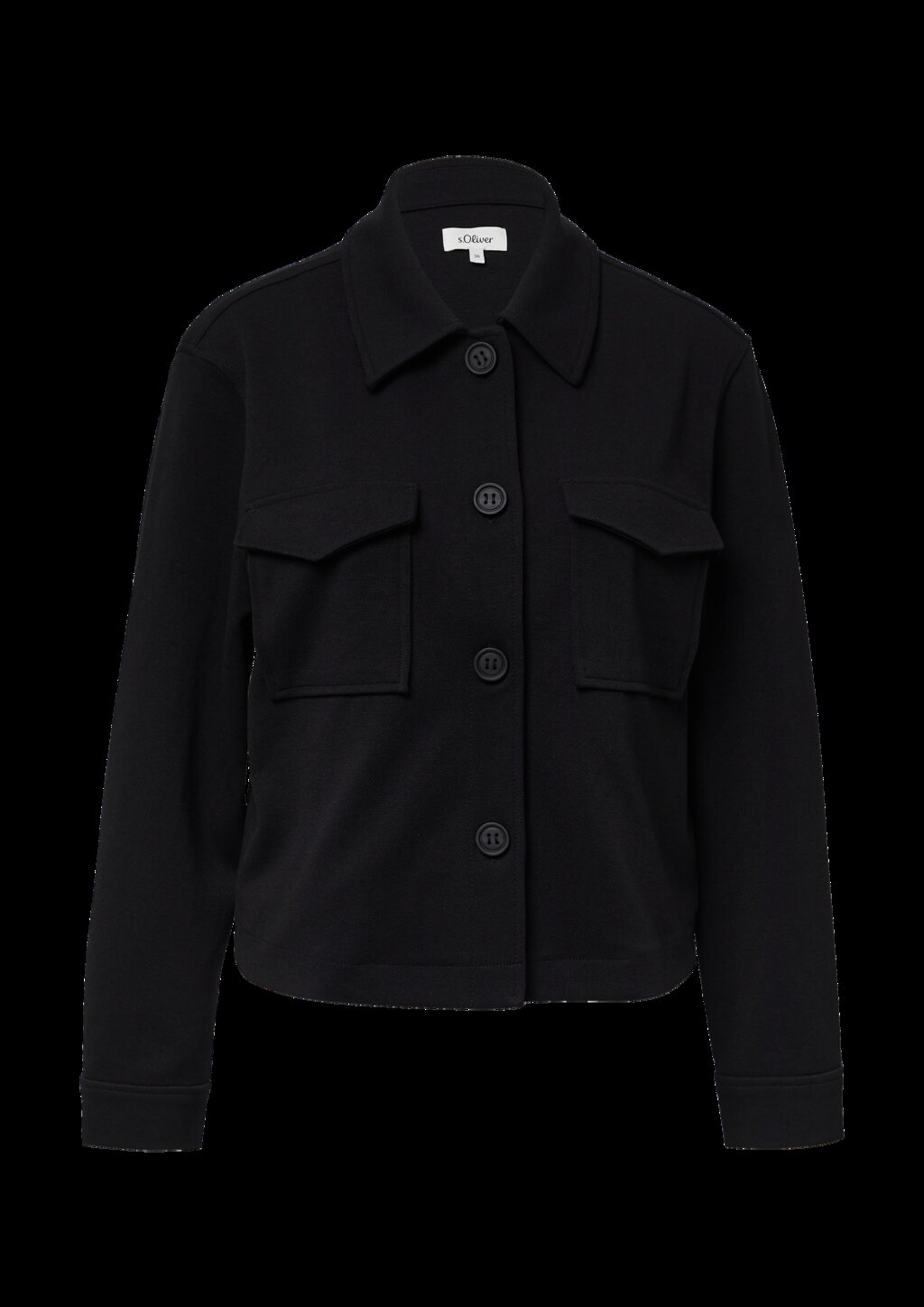 Strukturierte Jacke aus Interlock