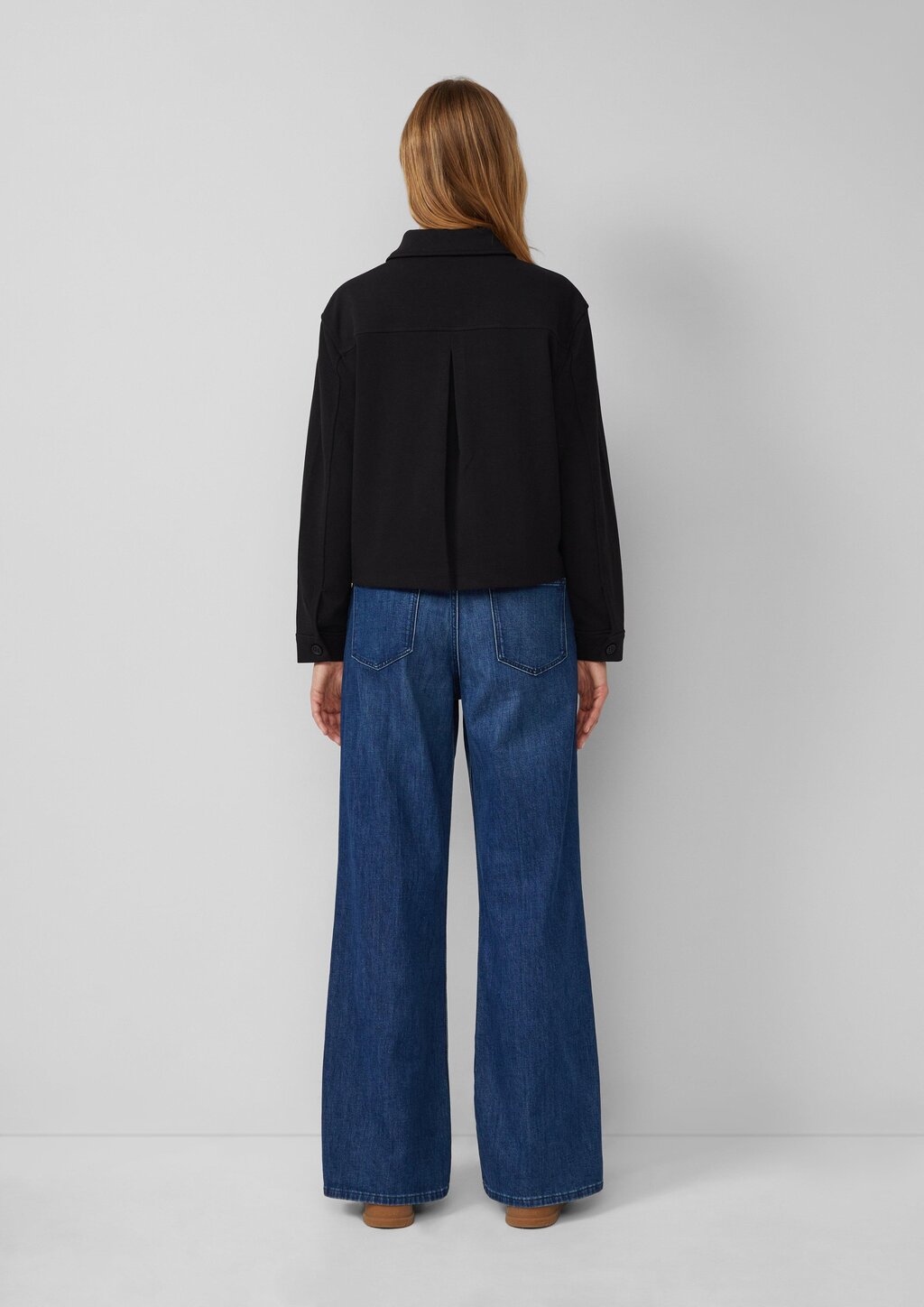 Strukturierte Jacke aus Interlock