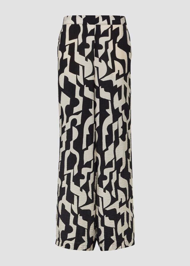 Wide-Leg-Hose im Loose Fit mit Elastikbund