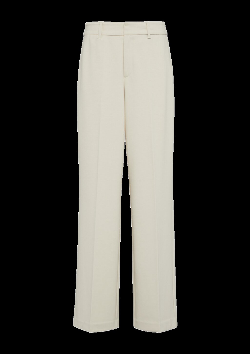 Wide-Leg-Hose aus Struktur-Jersey