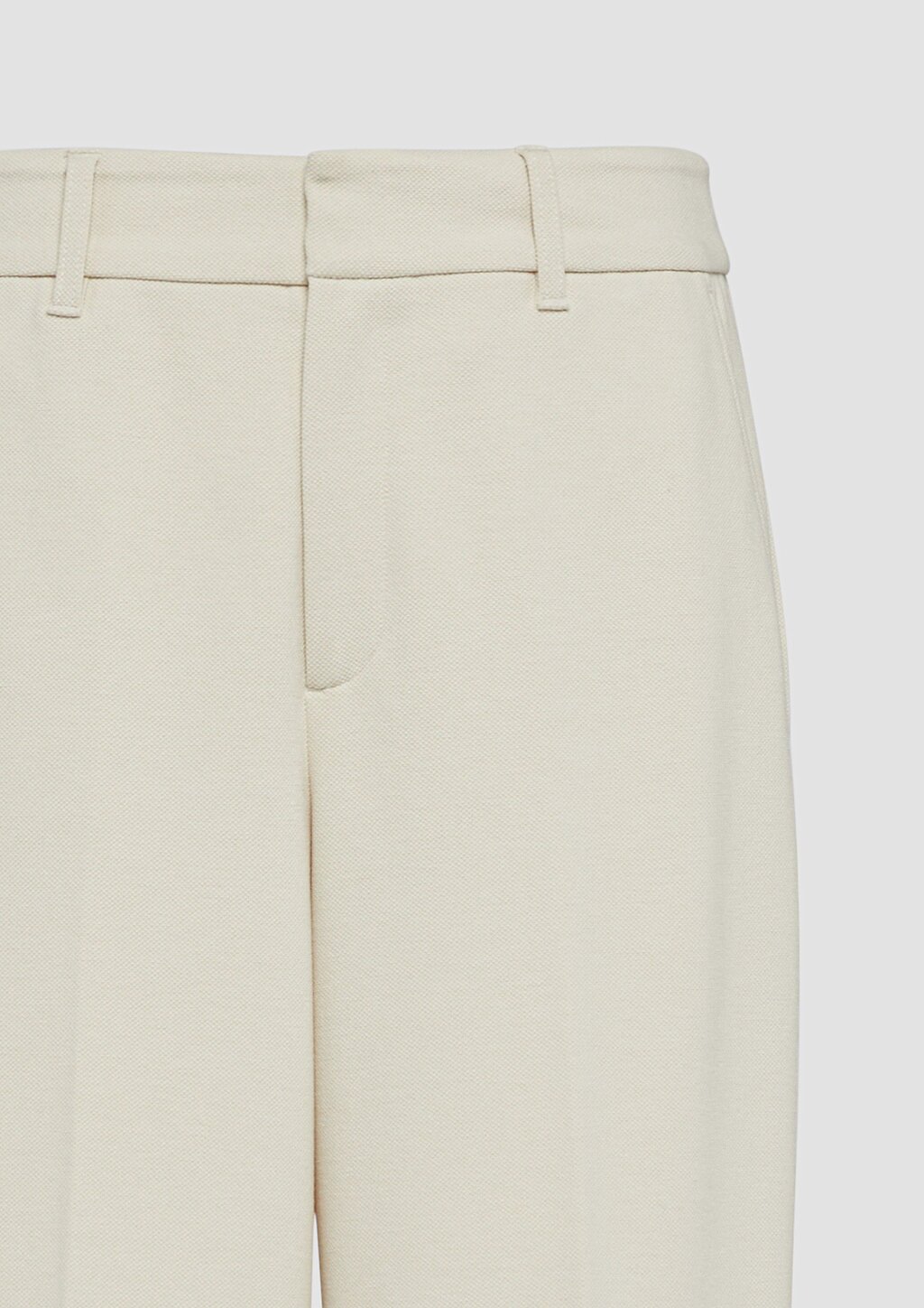 Wide-Leg-Hose aus Struktur-Jersey