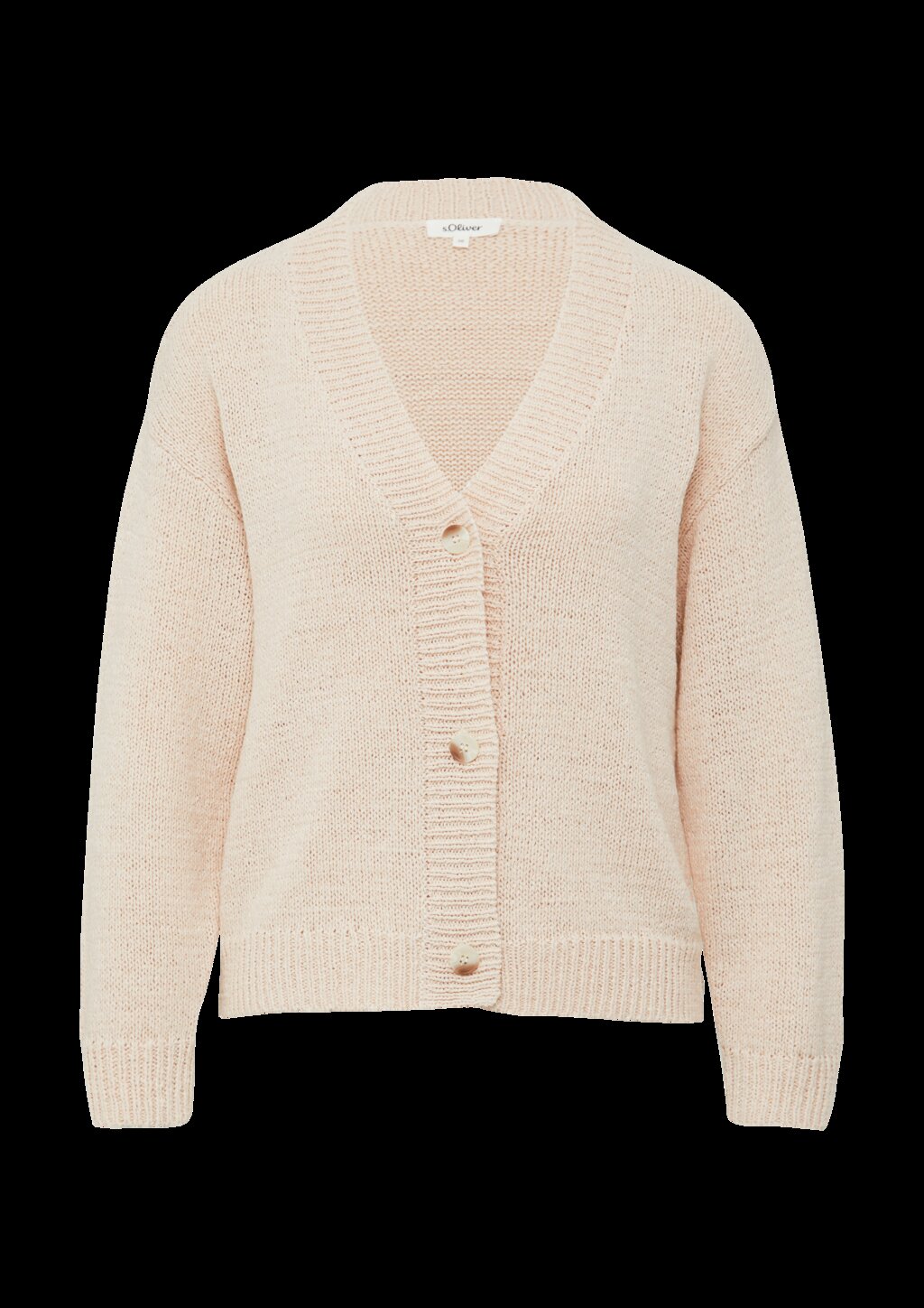 Strickjacke aus Bändchengarn im Relaxed Fit