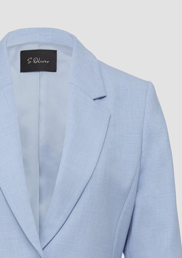 Slim-Fit-Blazer aus Viskosemix