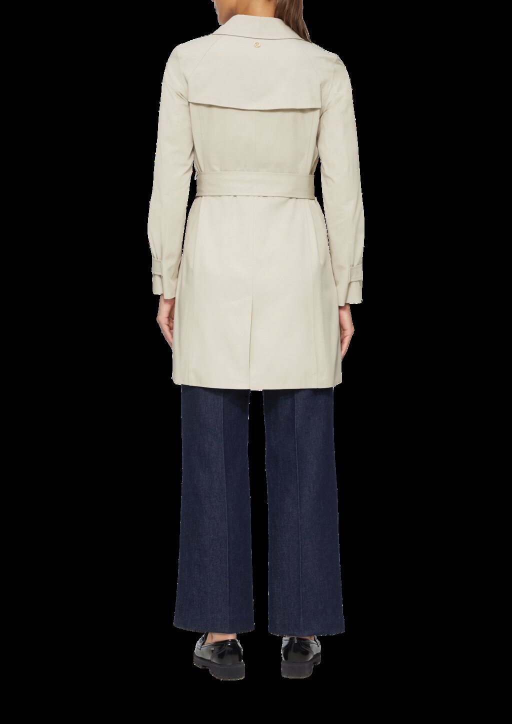 Leicht gefütterter Mantel im Trench-Stil