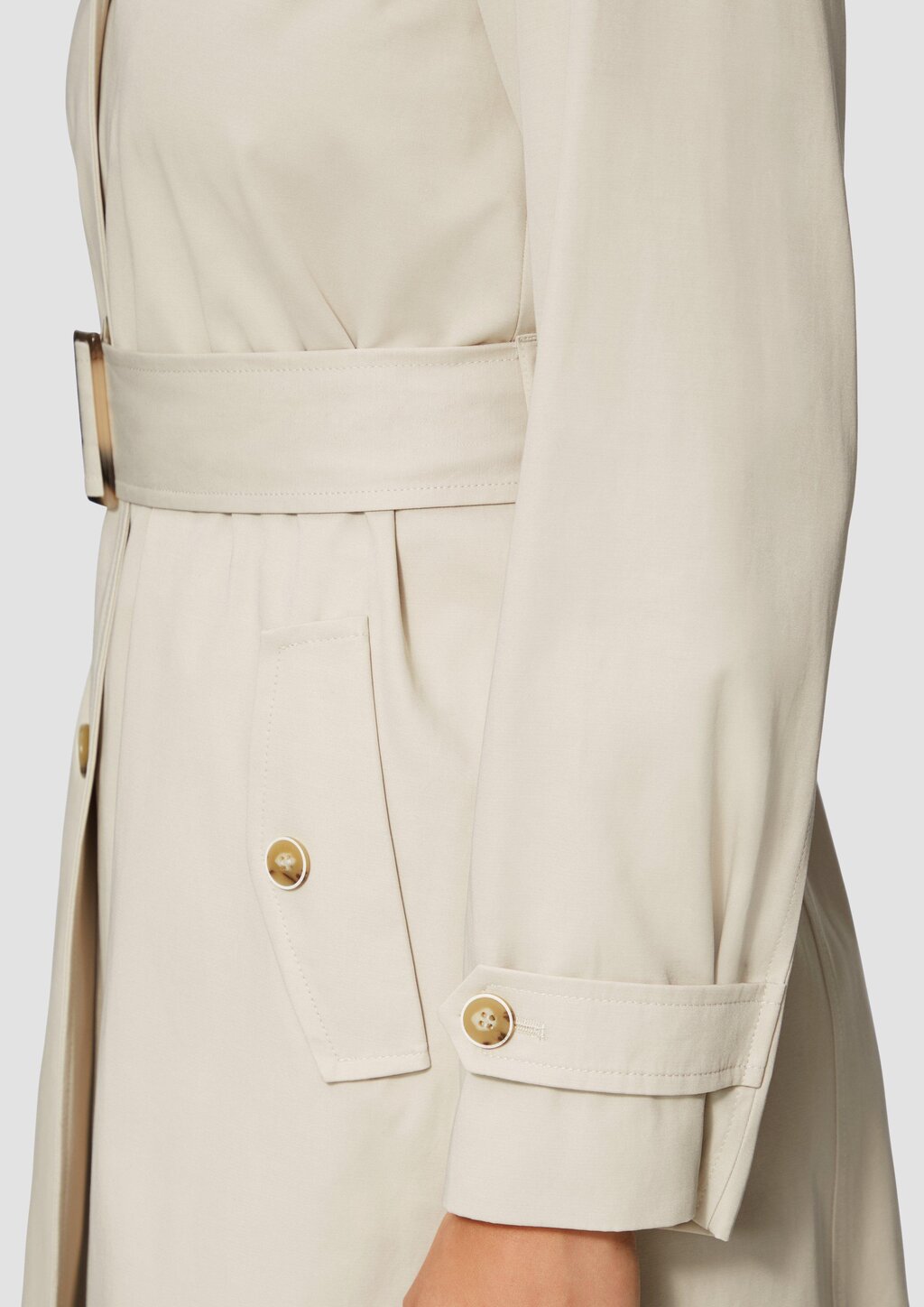 Leicht gefütterter Mantel im Trench-Stil