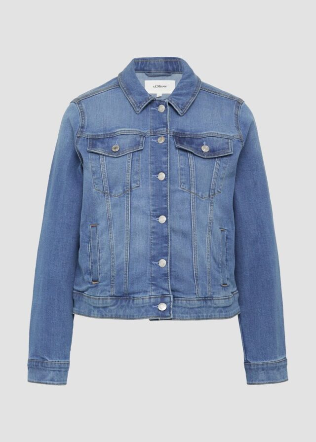 Jeansjacke mit Eingrifftaschen