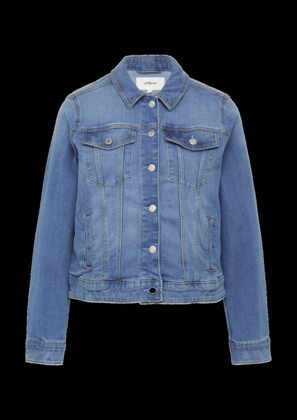 Jeansjacke mit Eingrifftaschen