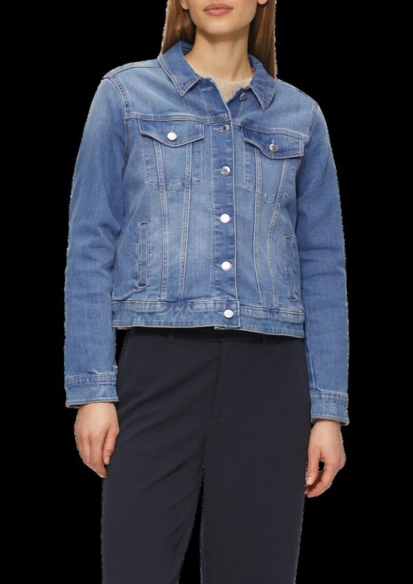 Jeansjacke mit Eingrifftaschen