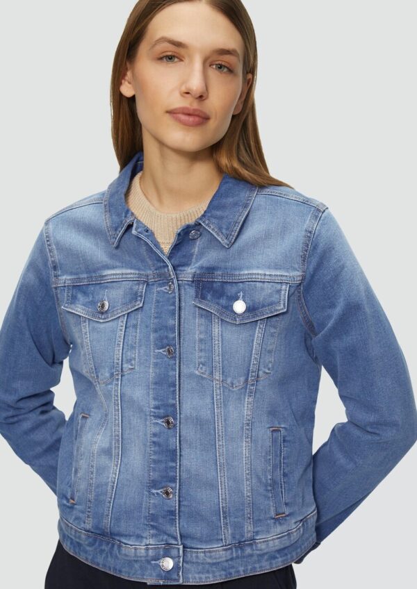 Jeansjacke mit Eingrifftaschen