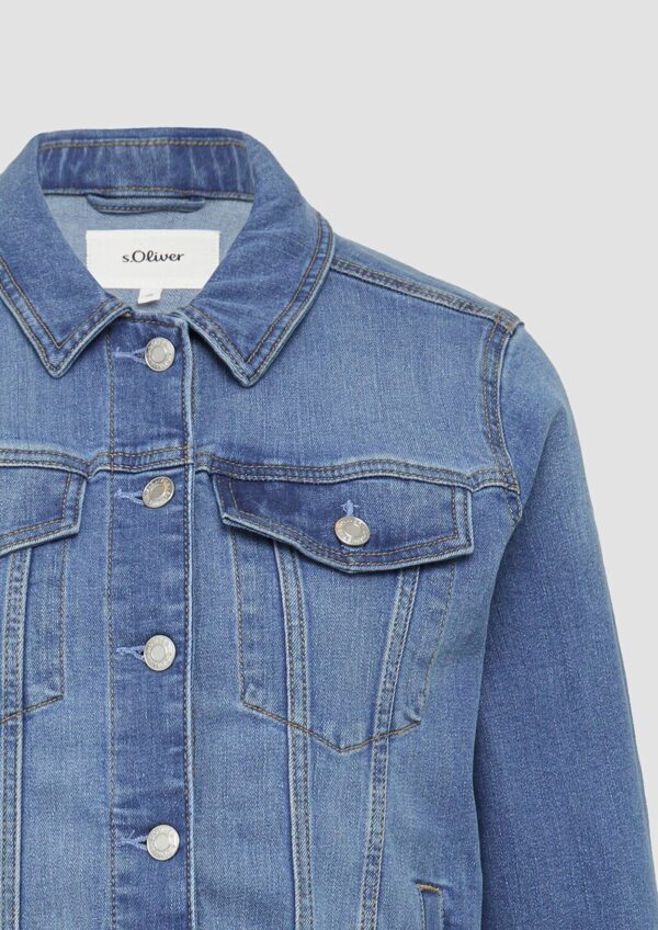 Jeansjacke mit Eingrifftaschen