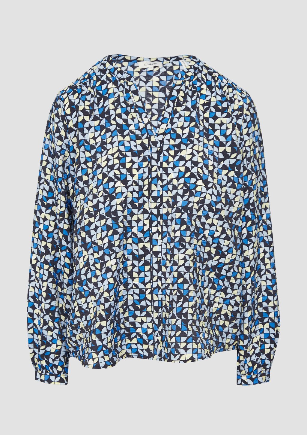 Strukturierte Bluse aus Viskosemix