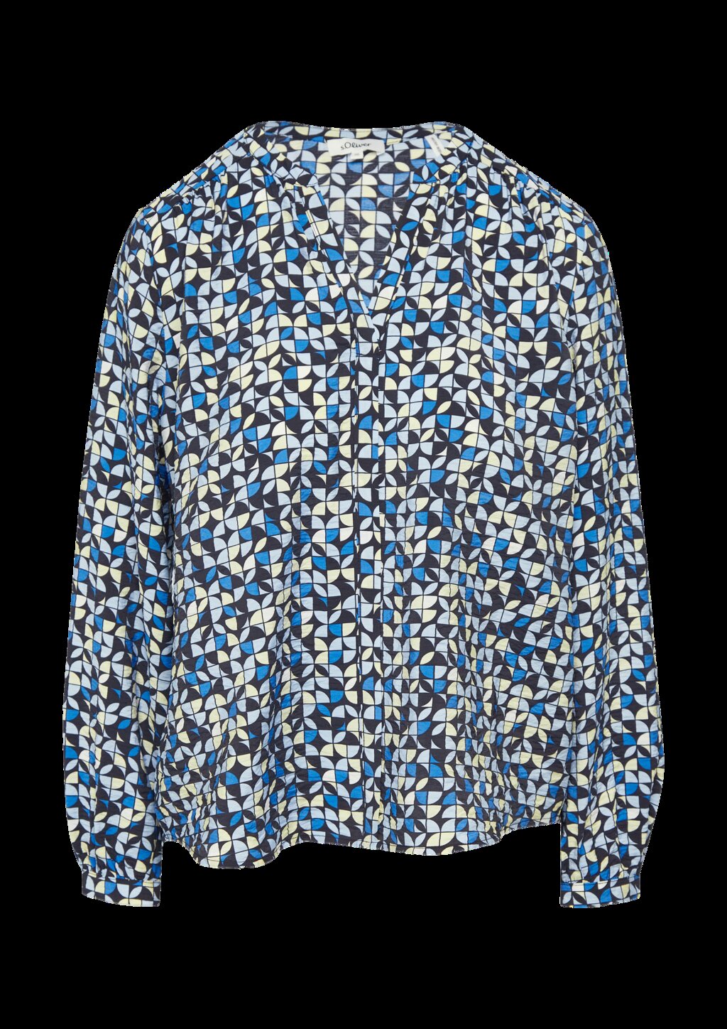 Strukturierte Bluse aus Viskosemix