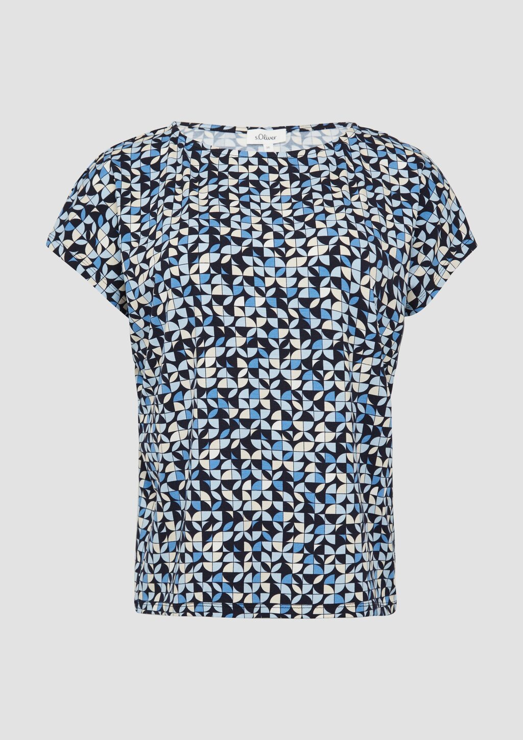 T-Shirt aus Viskosestretch im Relaxed Fit