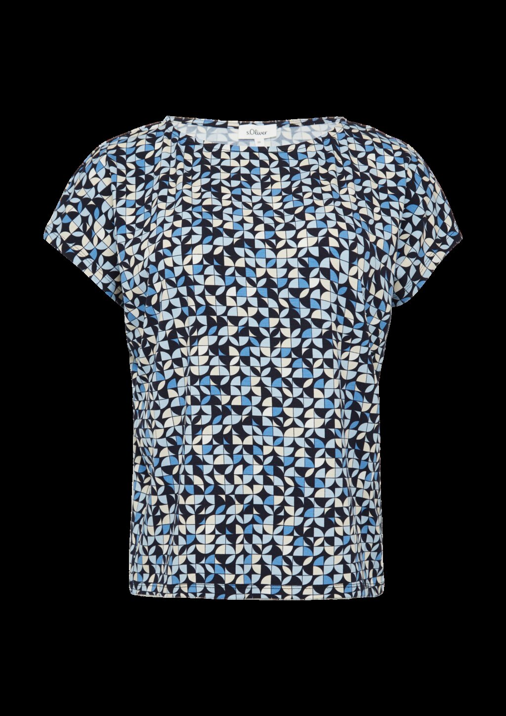 T-Shirt aus Viskosestretch im Relaxed Fit