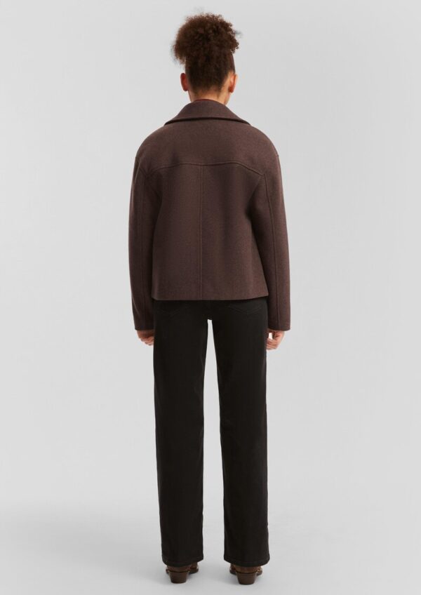 Cabanjacke in Wolloptik