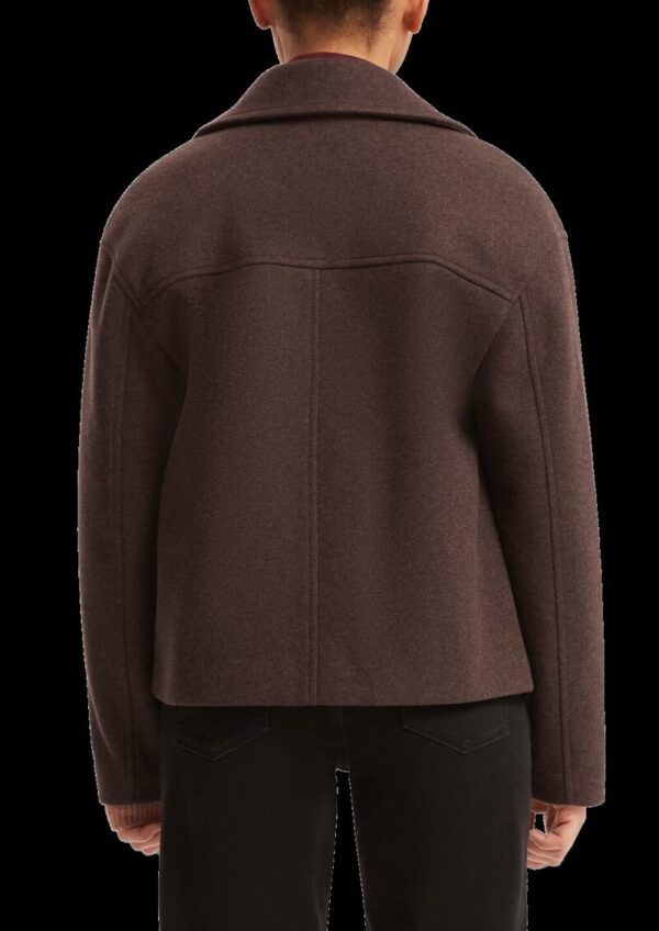 Cabanjacke in Wolloptik