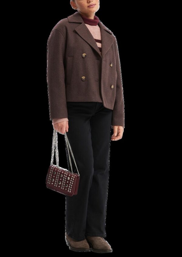 Cabanjacke in Wolloptik