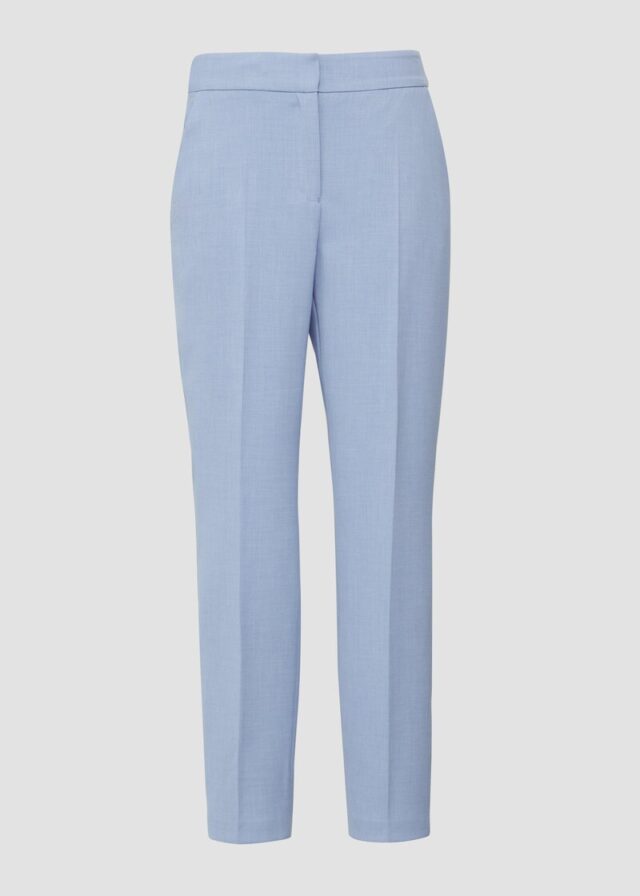 Ankle-Cigarette Pants aus Viskosemix