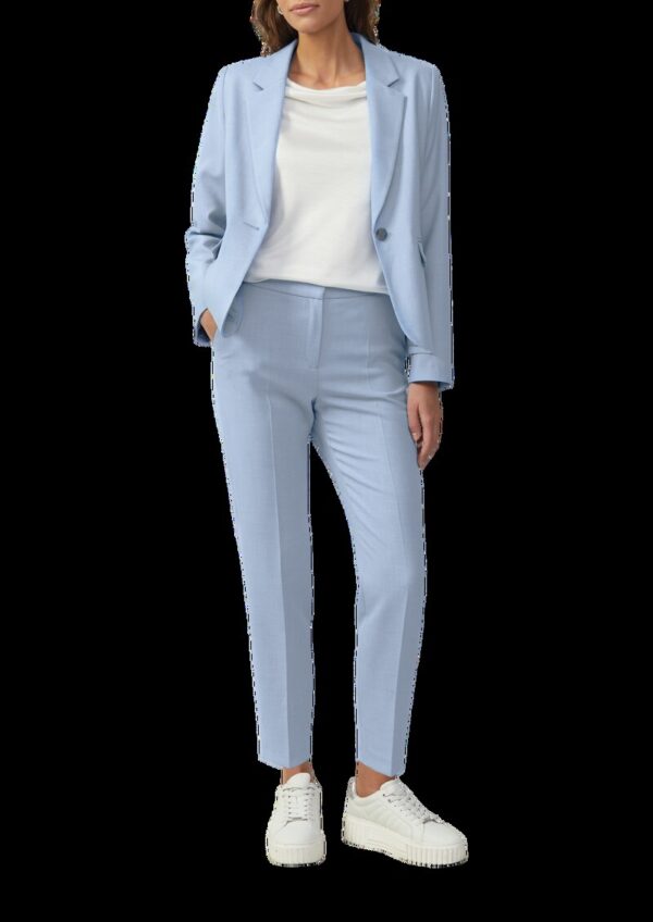 Ankle-Cigarette Pants aus Viskosemix