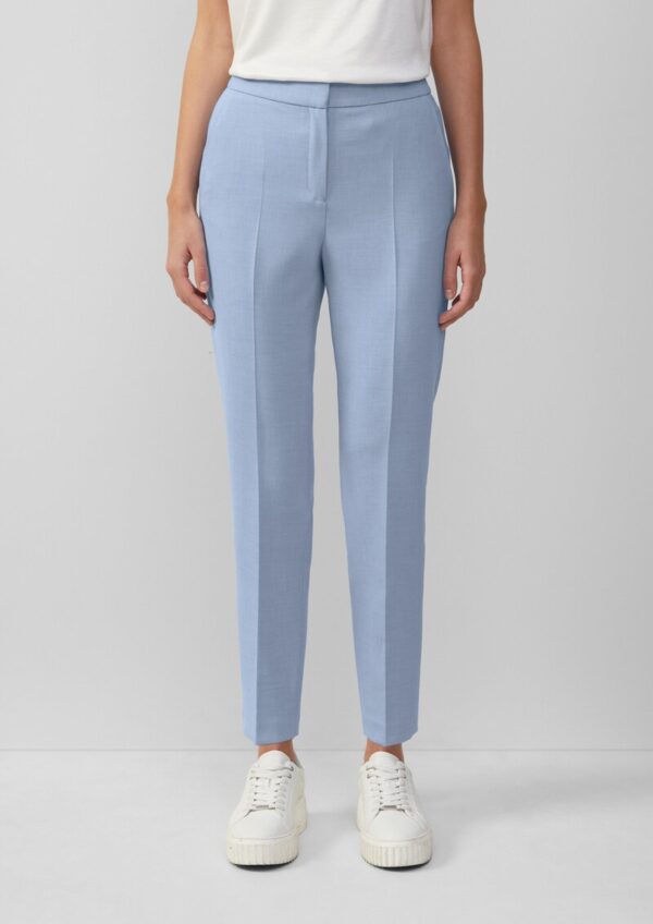 Ankle-Cigarette Pants aus Viskosemix