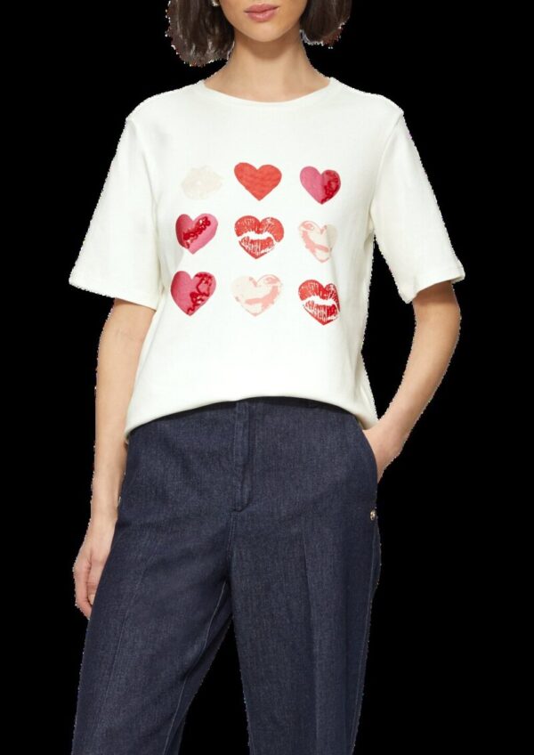 Baumwollshirt im Loose Fit mit Artwork