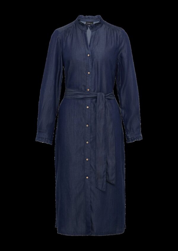Hemdblusenkleid in Denim-Optik
