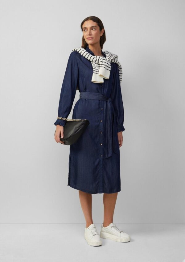 Hemdblusenkleid in Denim-Optik