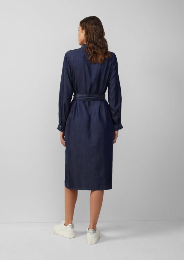 Hemdblusenkleid in Denim-Optik