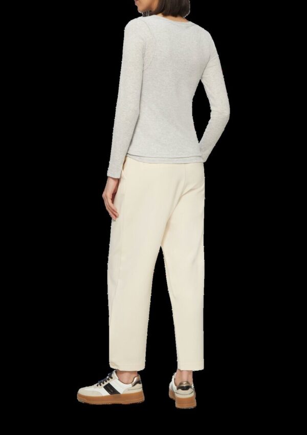 Geripptes Jersey-Shirt im Layering-Look