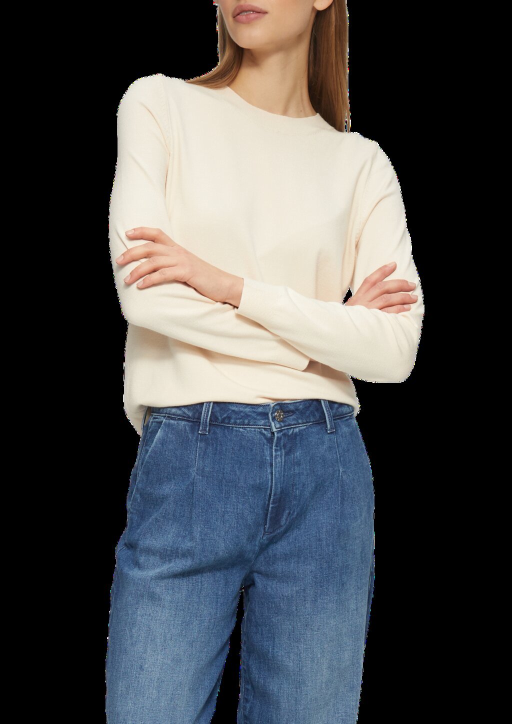 Strickpullover aus Viskosemix