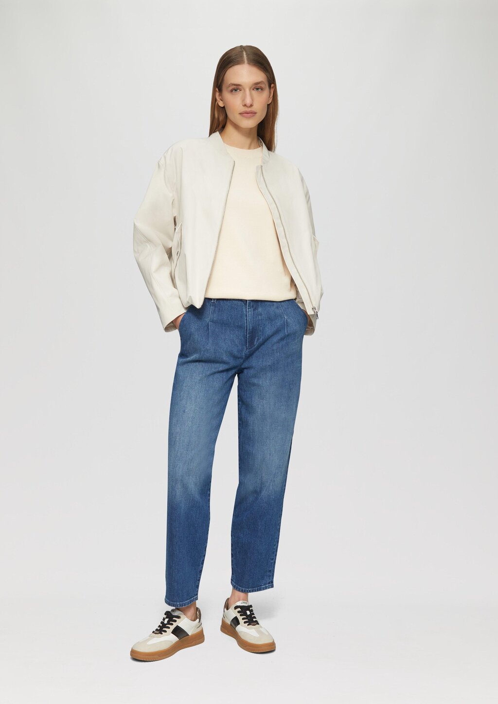 Strickpullover aus Viskosemix