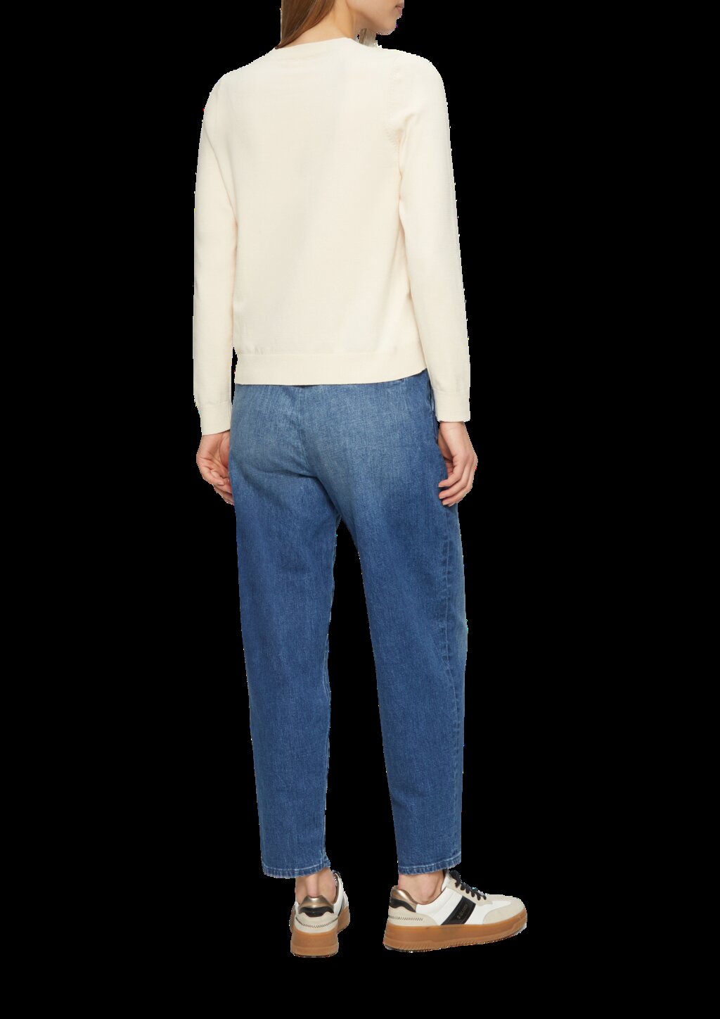 Strickpullover aus Viskosemix