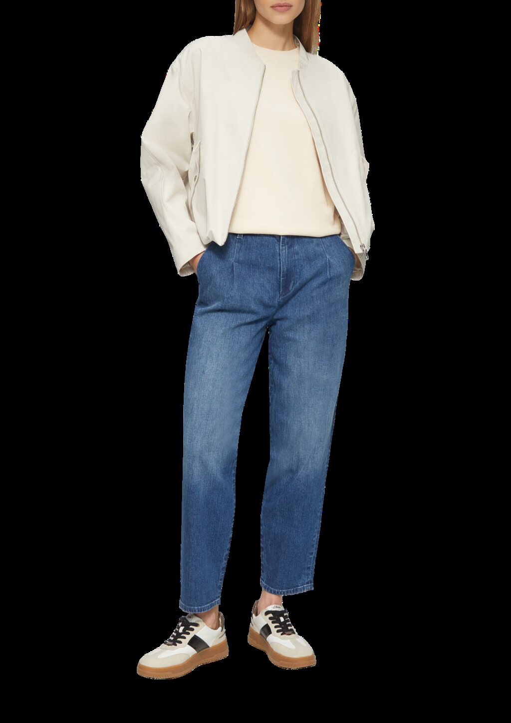 Strickpullover aus Viskosemix