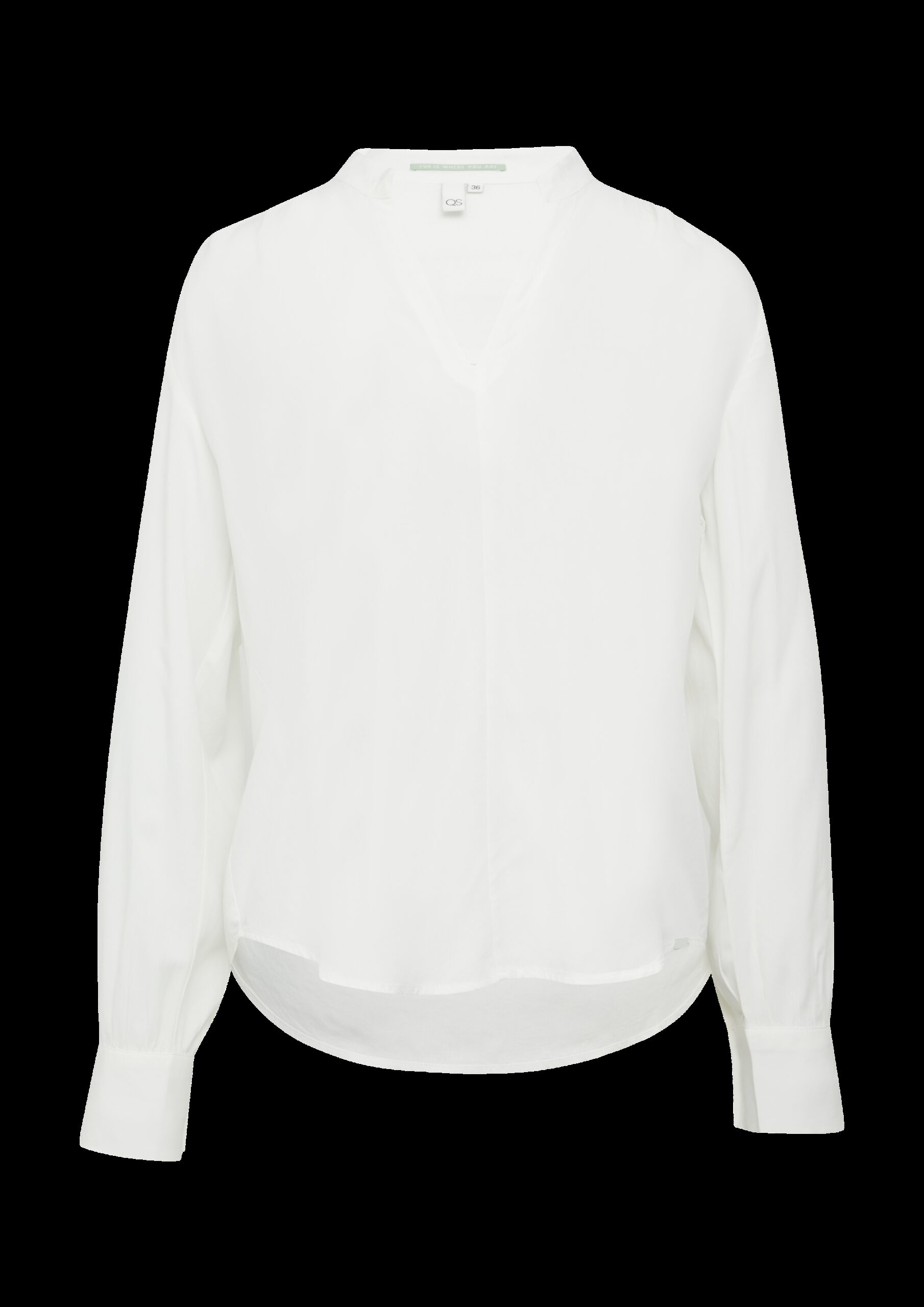 Viskosebluse mit Smok-Detail an der Schuler