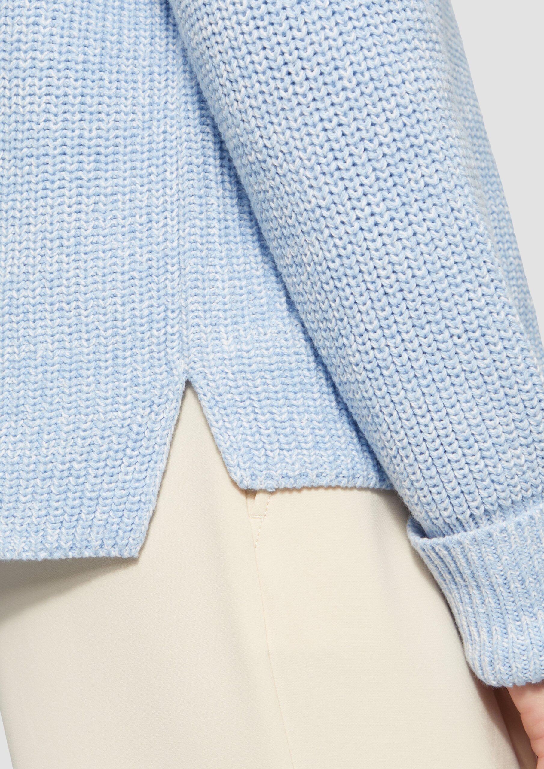 Strickpullover im Relaxed Fit aus Baumwollmix