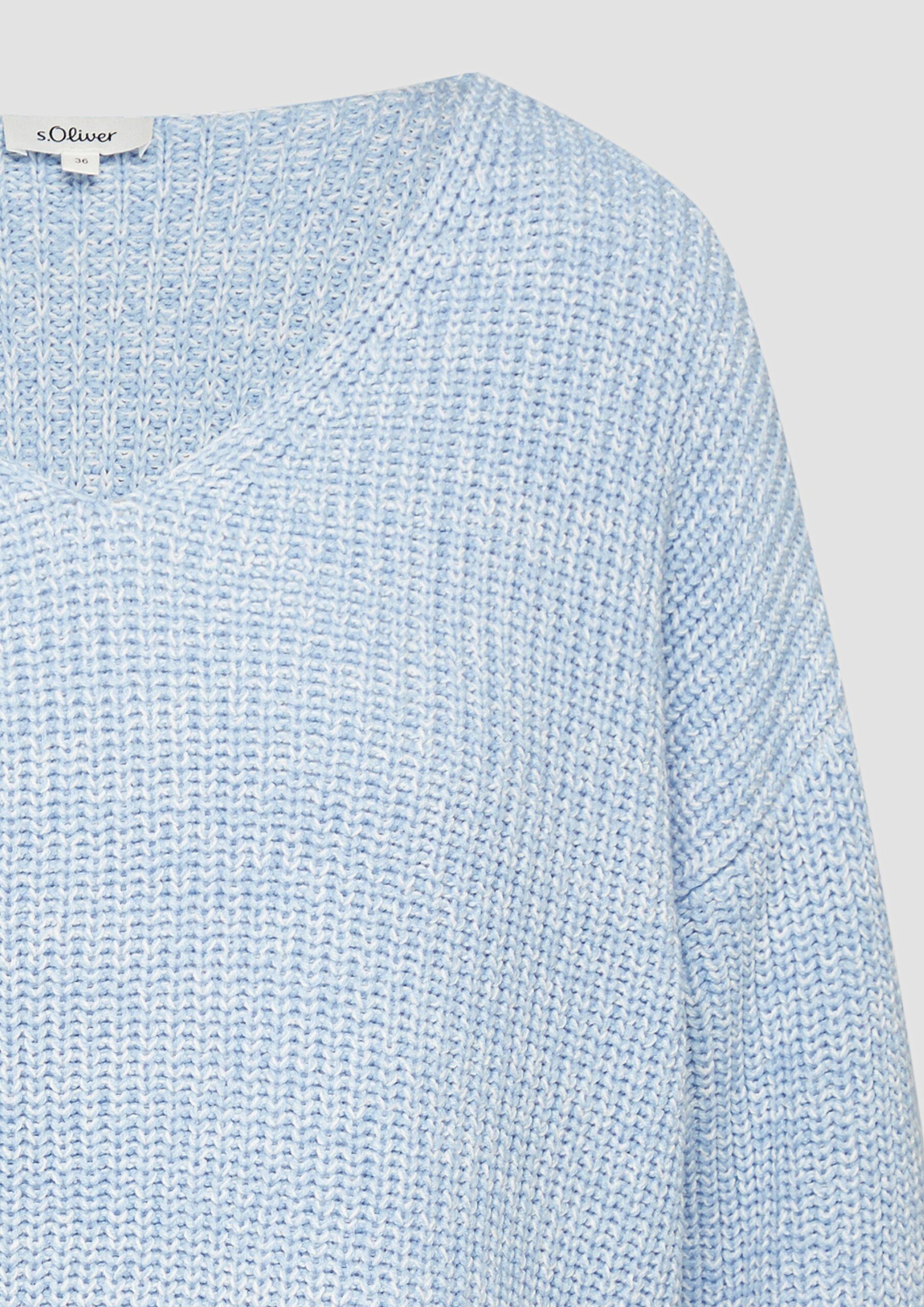 Strickpullover im Relaxed Fit aus Baumwollmix