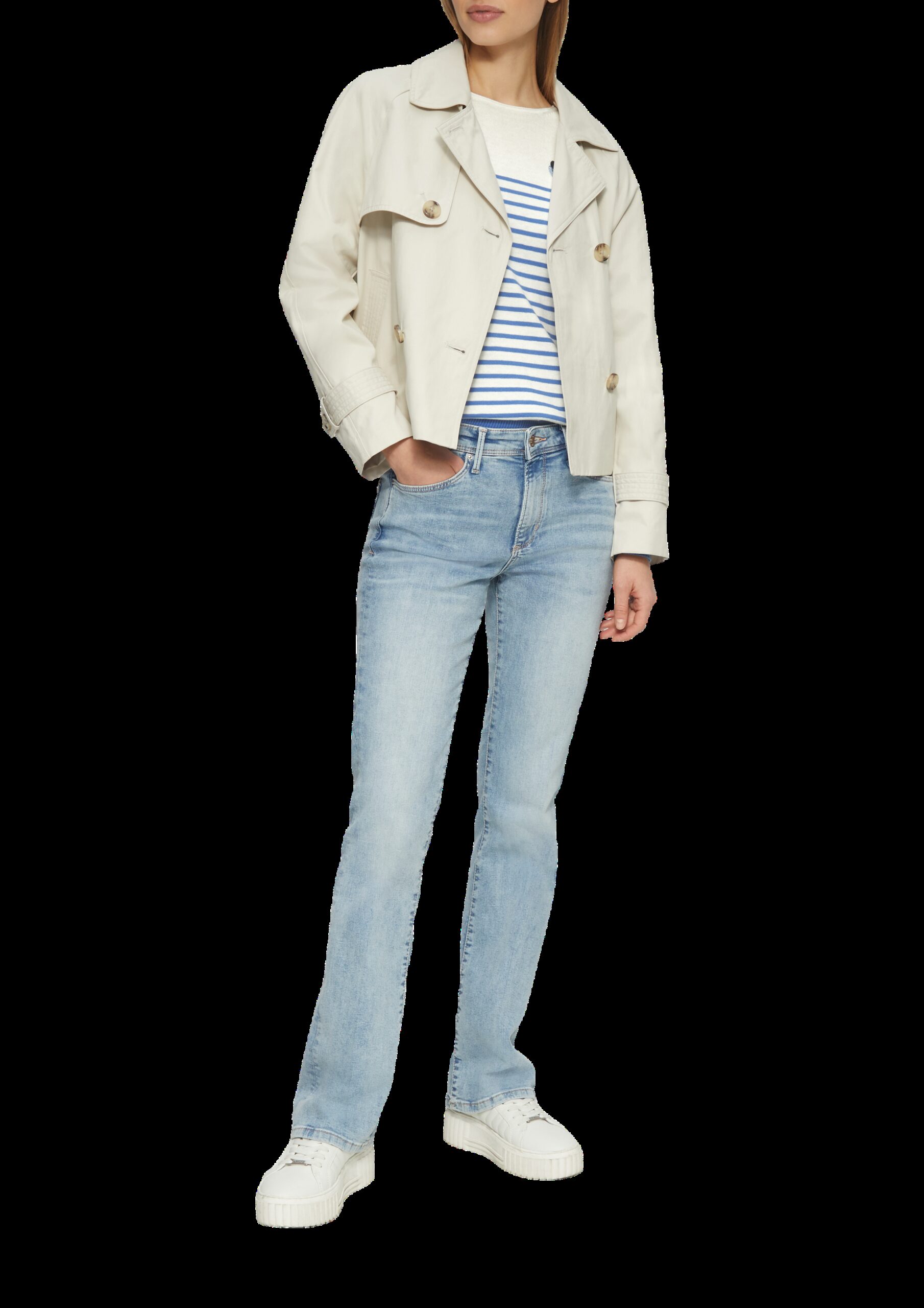 Strickpullover mit Herz-Stickerei