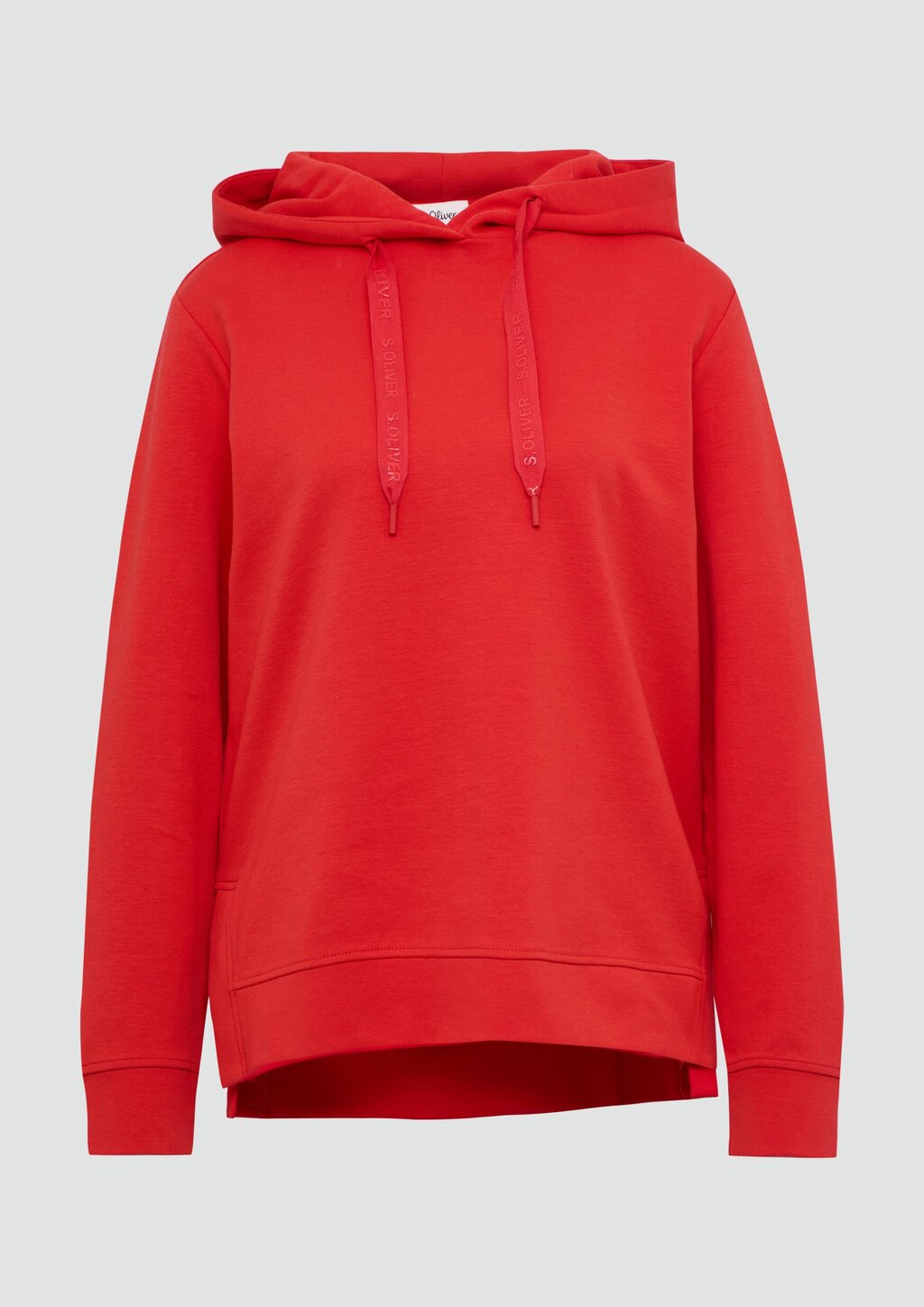 Weiches Kapuzensweatshirt mit seitlichen Schlitzen