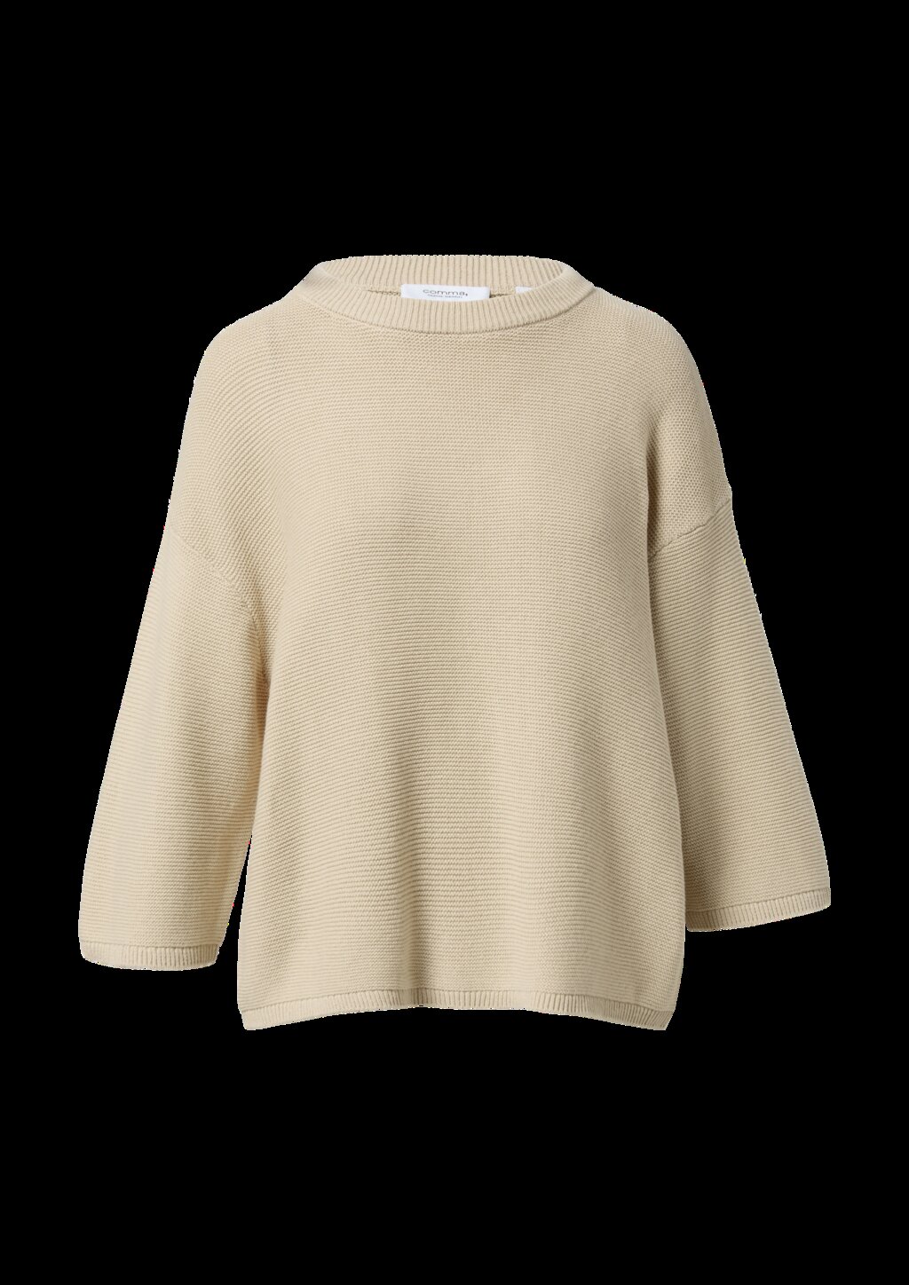 Strickpullover im Relaxed Fit mit 3/4-Ärmeln