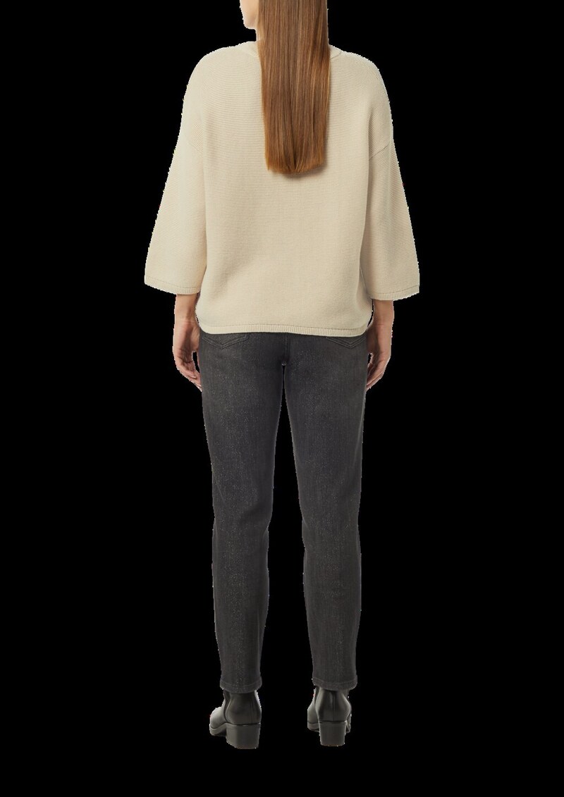 Strickpullover im Relaxed Fit mit 3/4-Ärmeln